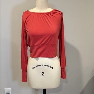 BB Dakota Coral Long Sleeve Top